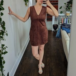 BCBG Suede Mini Dress